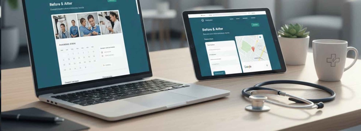 Doktor ve Klinikler İçin Randevu Odaklı Web Sitesi